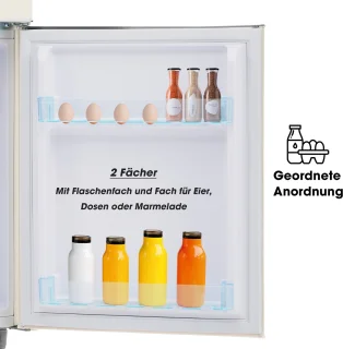 Gutent Retro koelkast 72L met vriezer 21L energieklasse E