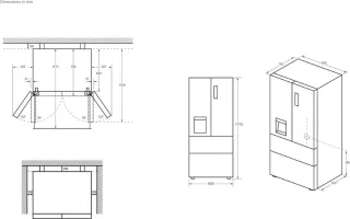 Haier FD 90 Series 7 Pro HFW7918EIMP Vrijstaande Koelkast Platina
