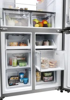 Haier HCR7818DNMM - Amerikaanse Koelkast