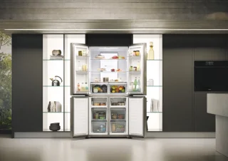 Haier HCR7818DNMM - Amerikaanse Koelkast