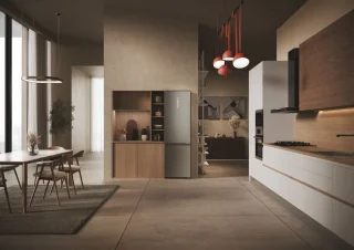 Haier HDPW3620CNPK Koel-vriescombinatie 406L