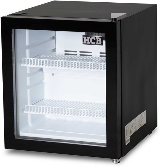 HCB Minibar 46L — compacte koelpresentatie met glazen deur