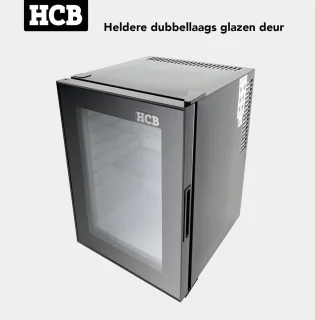 HCB® Minibar Koelkast 40L Zwart 9968