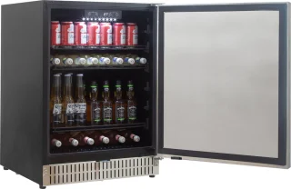 HCK BC-145 Outdoor Koelkast 142L RVS