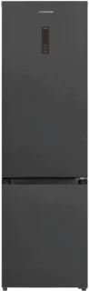 Heinner HCNF-HM377INVDGHC Koel-vriescombinatie Antraciet