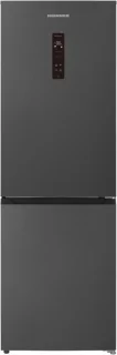 Heinner HCNF-HM400DINVDGE++ Koel-vriescombinatie, 400 L, antracietgrijs