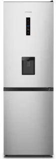 Heinner Koel-vriescombinatie 304L RVS Zilver