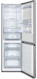 Heinner Koel-vriescombinatie 304L RVS Zilver