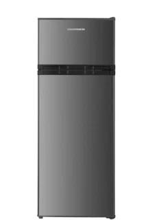 Heinner Koel-vriescombinatie HVK-206L Antraciet