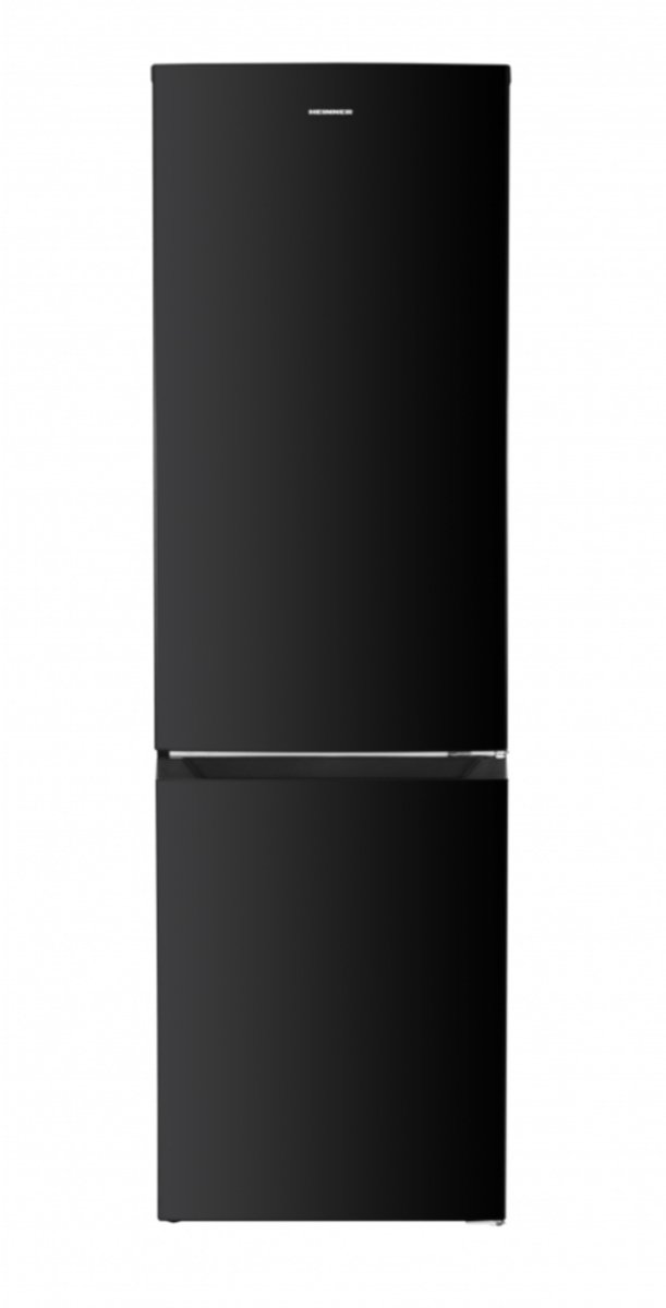 De Heinner Vrijstaande Koel-vriescombinatie 253L Zwart RVS in één oogopslag