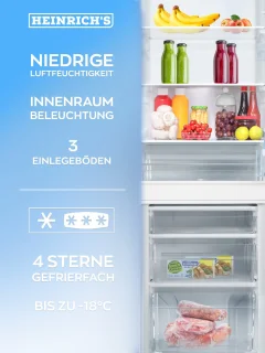 Heinrich HKS 3091 Koel- en vriescombinatie