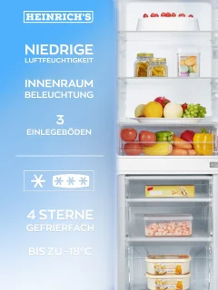 Heinrich HKS 3091.1 Koel-vriescombinatie