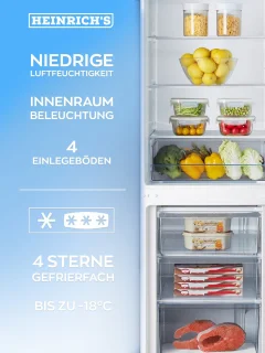 Heinrich HKS 3491 Koel- en vriescombinatie