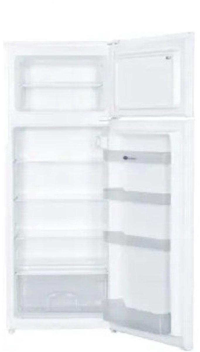 Helvetia HRADP206EB1 Koelvriescombinatie Wit 206L 143cm