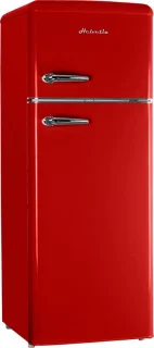 Helvetia HRDPER206ER1 Retro Koelvriescombinatie Rood 206L