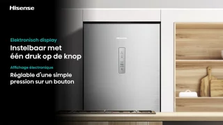 Hisense RB390N4BWC - Koel-vriescombinatie