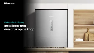 Hisense RB390N4BWC - Koel-vriescombinatie