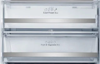 Hisense RB645N4BID Koel-Vriescombinatie 70cm RVS