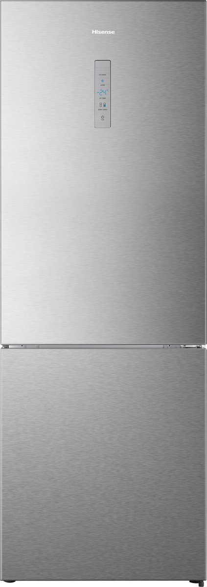Hisense RB645N4BID Koel-Vriescombinatie 70cm RVS
