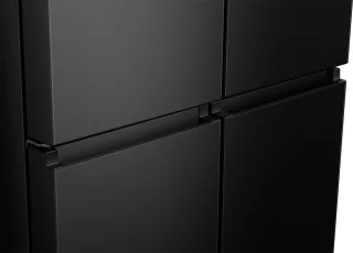 Hisense RQ5P470SAFE Cross-door koel-vriescombinatie zwart 483L
