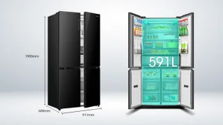 Hisense RQ768N4GBE Amerikaanse koelkast