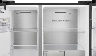 Hisense RS818N4TFC Amerikaanse koelkast zwart 632L