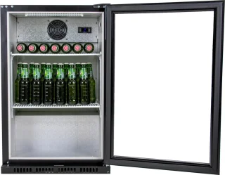 Husky C1-865-BK-NL-HU Flessen Koelkast 130L Zwart