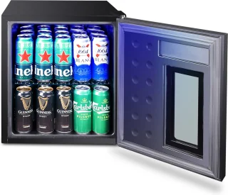 Husky KK50-BLAST-BK-NL Mini Koelkast Zwart