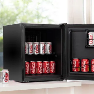 Husky KK50-KEEPCALM Mini koelkast retro 43L zwart