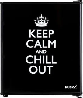 Husky KK50-KEEPCALM Mini koelkast retro 43L zwart