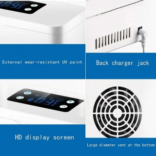 Insuline Koelkast Mini Wit met Reistas 10200mAh