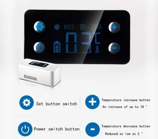 Insuline Koelkast Mini Wit met Reistas 10200mAh