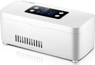 Insuline Koelkast Mini Wit met Reistas 10200mAh