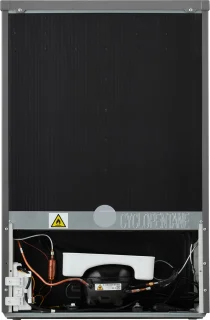 Inventum KK550S tafelmodel koelkast rvs 131L zonder vriesvak