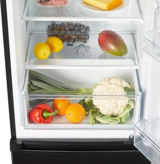 Inventum KV1808B koel-vriescombinatie 270L zwart