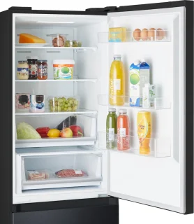 Inventum KV1850B koel-vriescombinatie zwart 338L