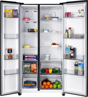 Inventum SKV0180B Amerikaanse koelkast 532L zwart