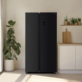 Inventum SKV0180B Amerikaanse koelkast 532L zwart