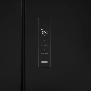 Inventum SKV4178B Amerikaanse koelkast 4-deurs zwart 474L
