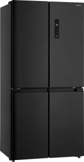Inventum SKV4178B Amerikaanse koelkast 4-deurs zwart 474L
