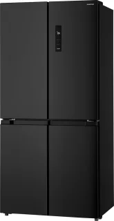 Inventum SKV4178B Amerikaanse koelkast 4-deurs zwart 474L
