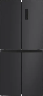 Inventum SKV4180B Amerikaanse koelkast 4-deurs zwart 466L