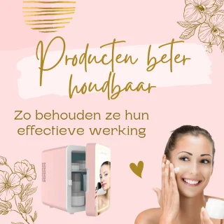 Jambo Skincare Mini Koelkast Roze 4L