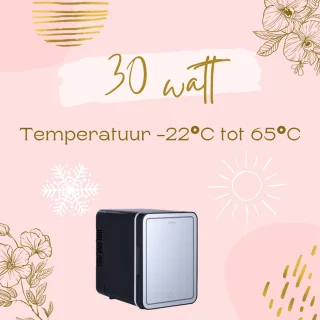 Jambo Skincare Mini Koelkast Zwart 4L