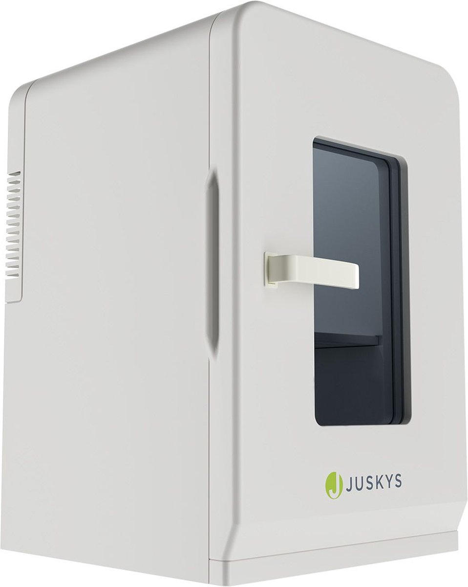 De Juskys Mobiele Mini-Koelkast 15L Wit in één oogopslag