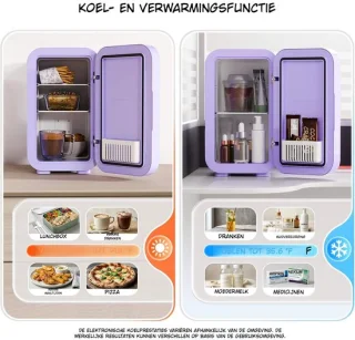 Kavo mini koelkast 6L paars