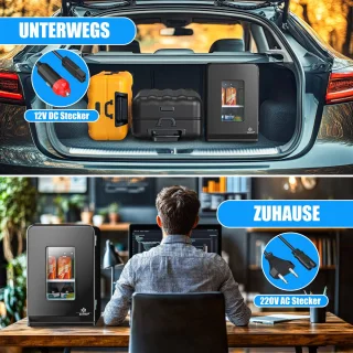 KESSER K-MKS-2076 Mini-koelkast 15L Zwart