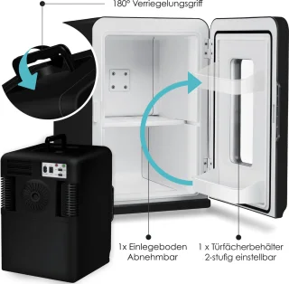 KESSER K-MKS-2076 Mini-koelkast 15L Zwart
