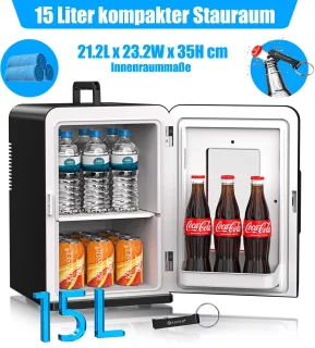 KESSER K-MKS-2076 Mini-koelkast 15L Zwart
