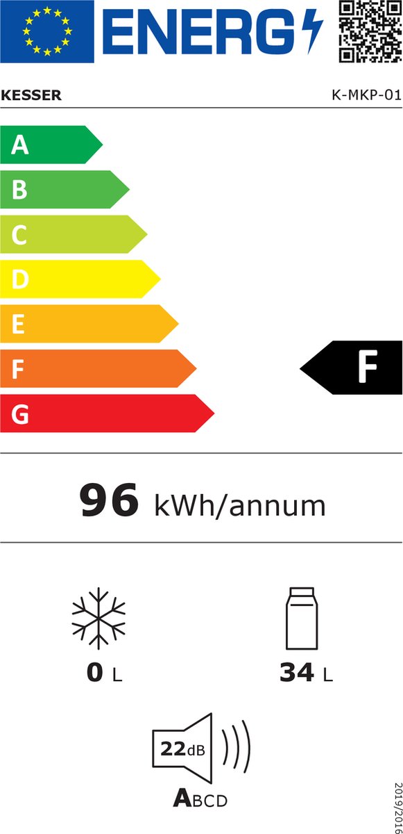Wat vinden we goed aan de KESSER Koelkast Tafelmodel 40L Zwart